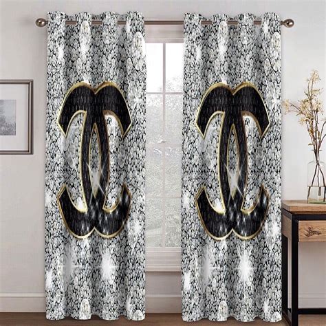 chanel curtains for living room|chanel curtains for sale.